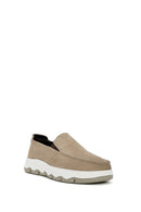 Men's Mink Nubuck Leather Comfort Loafer | Derimod