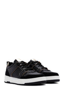 Kadın Siyah Süet Detaylı Sneaker | Derimod