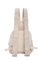 Women's Cream Straw Backpack | Derimod