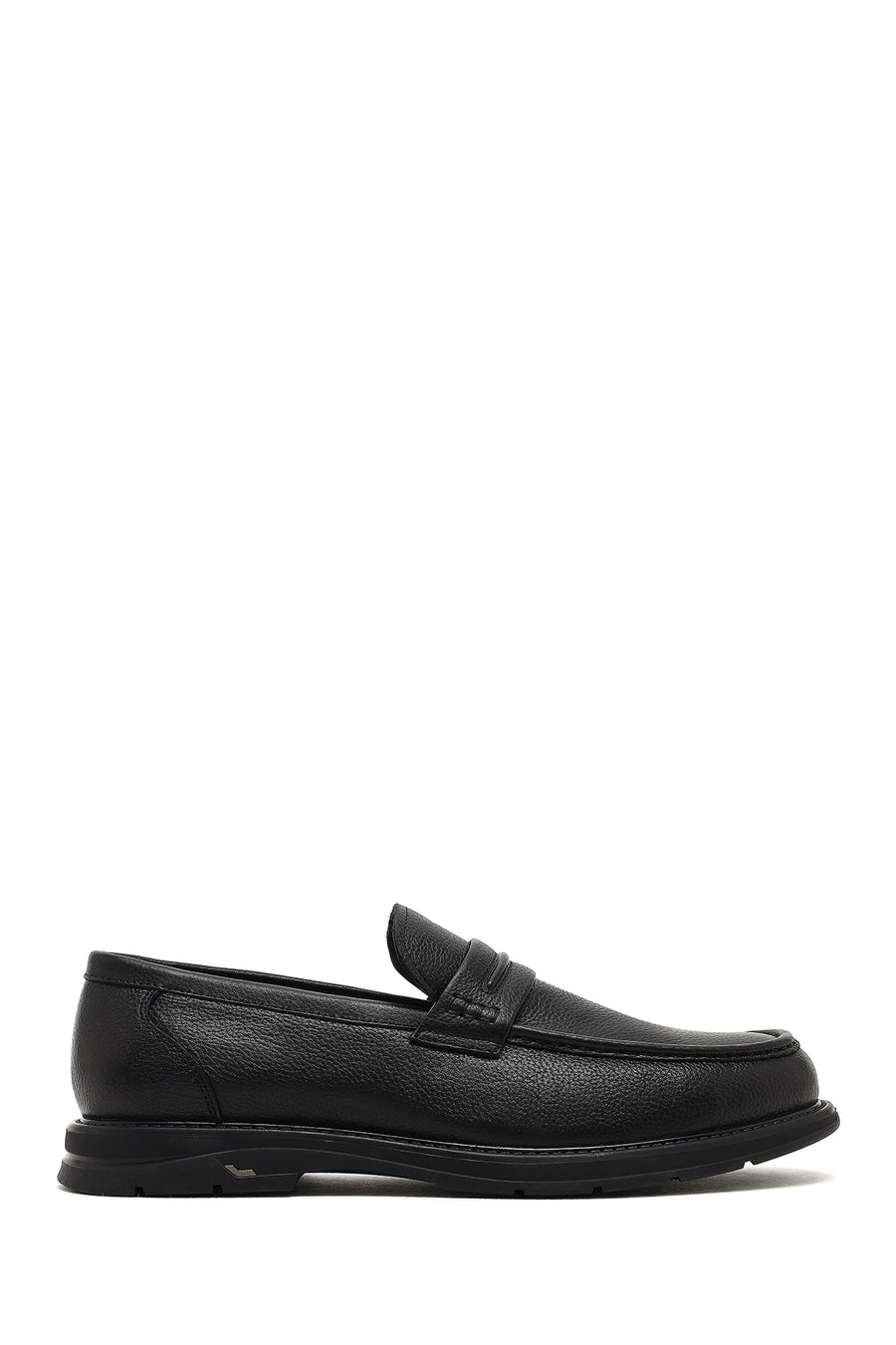 Men's Black Leather Loafer 25WFD696518 | Derimod