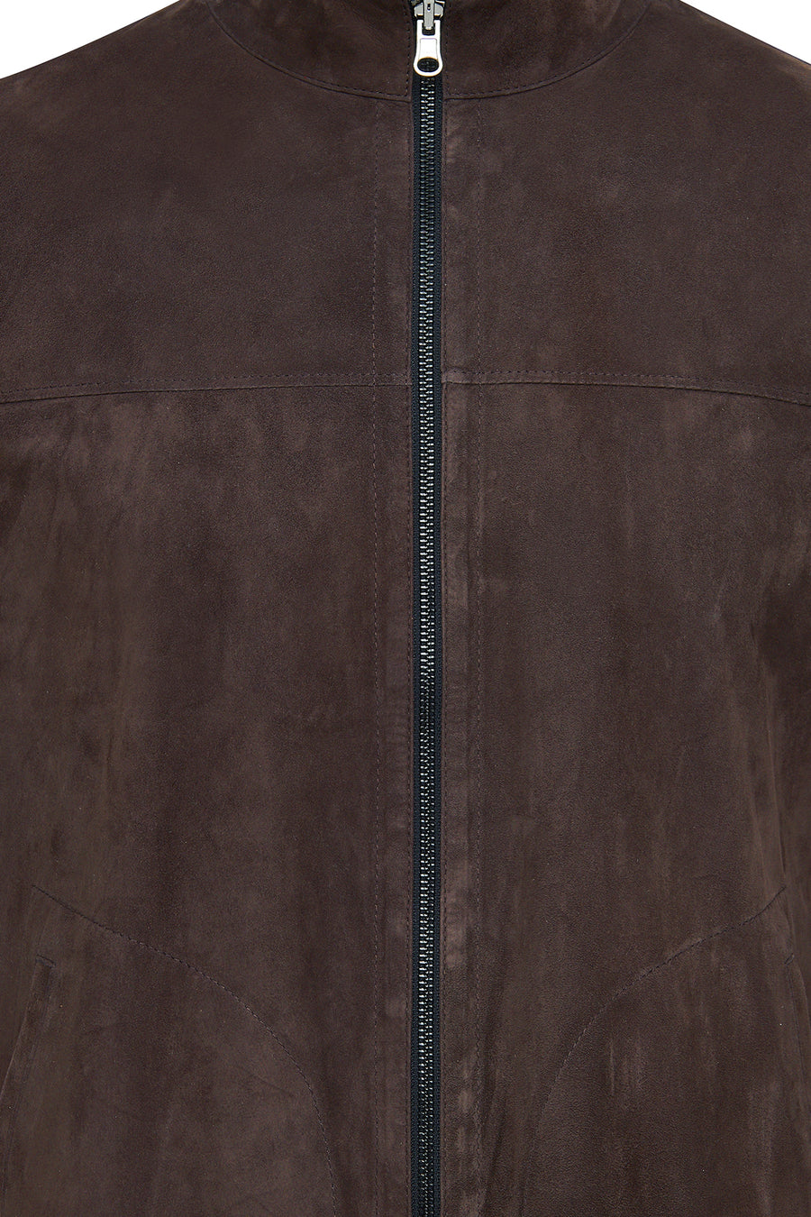 Clint Men's Brown Suede Double-Sided Leather Jacket