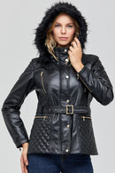 Kimberly Women's Leather Jacket | Derimod