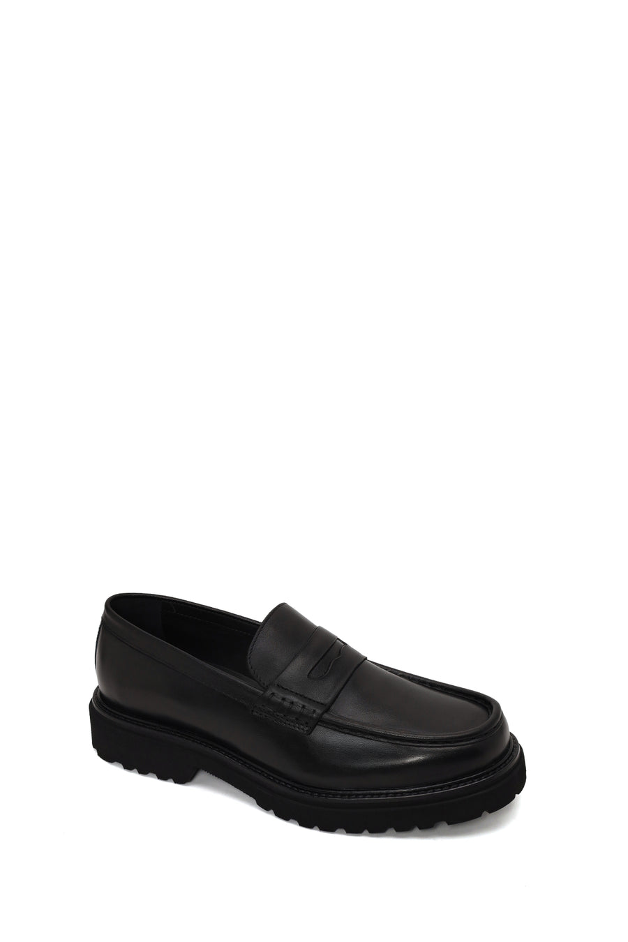 Erkek Siyah Deri Casual Loafer