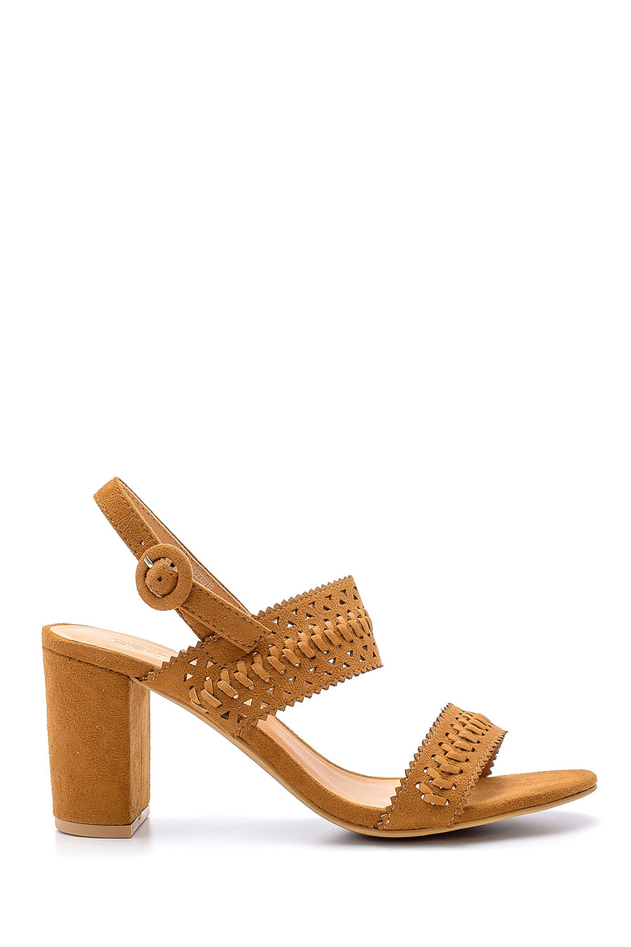 Women's Suede Heeled Sandals 20SFE232010 | Derimod