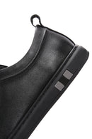 Erkek Siyah Deri Sneaker | Derimod
