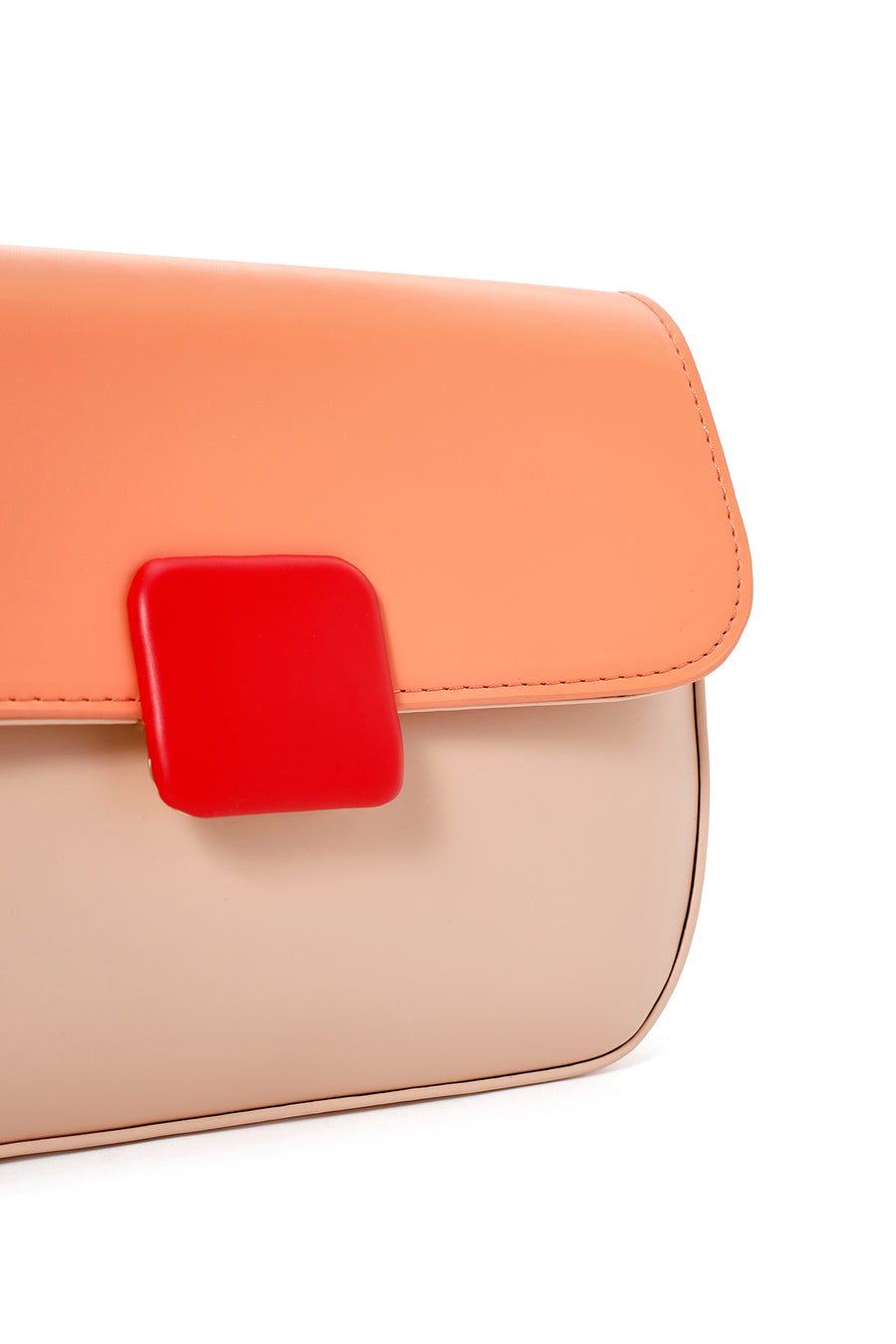 Women's Orange Long Strap Shoulder Bag