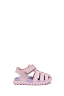Geox Kız Bebek Pembe B Sandal Fusbetto A - Synt.Lea Bantlı Sandalet | Derimod