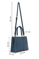 Woman Blue Long-Strap Shoulder Bag | Derimod