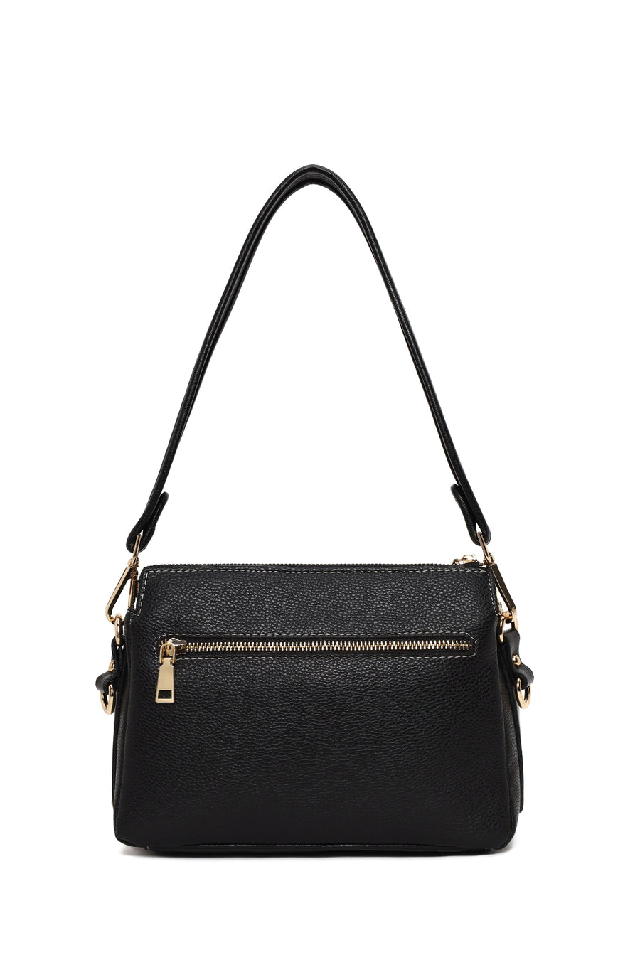 Woman Black Long Strap Shoulder Bag