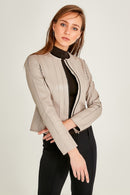 Lady Women Leather Jacket | Derimod