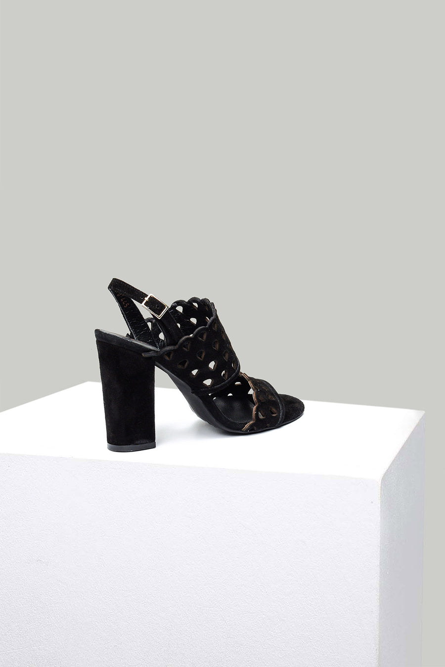 Suede Women's Heeled Leather Sandals