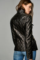LAURA WOMEN'S LEATHER JACKET | Derimod