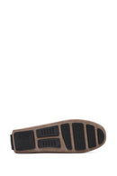 Men's Beige Suede Leather Loafer | Derimod