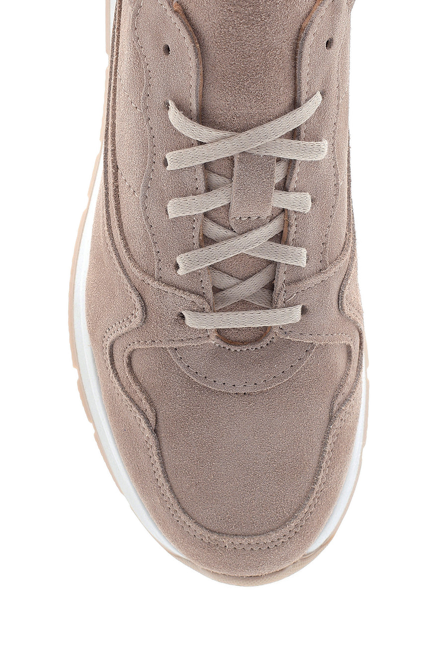 Erkek Vizon Süet Deri Sneaker