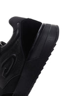Alberto Guardiani Men's Black Winner Thick Soled Leather Sneaker | Derimod