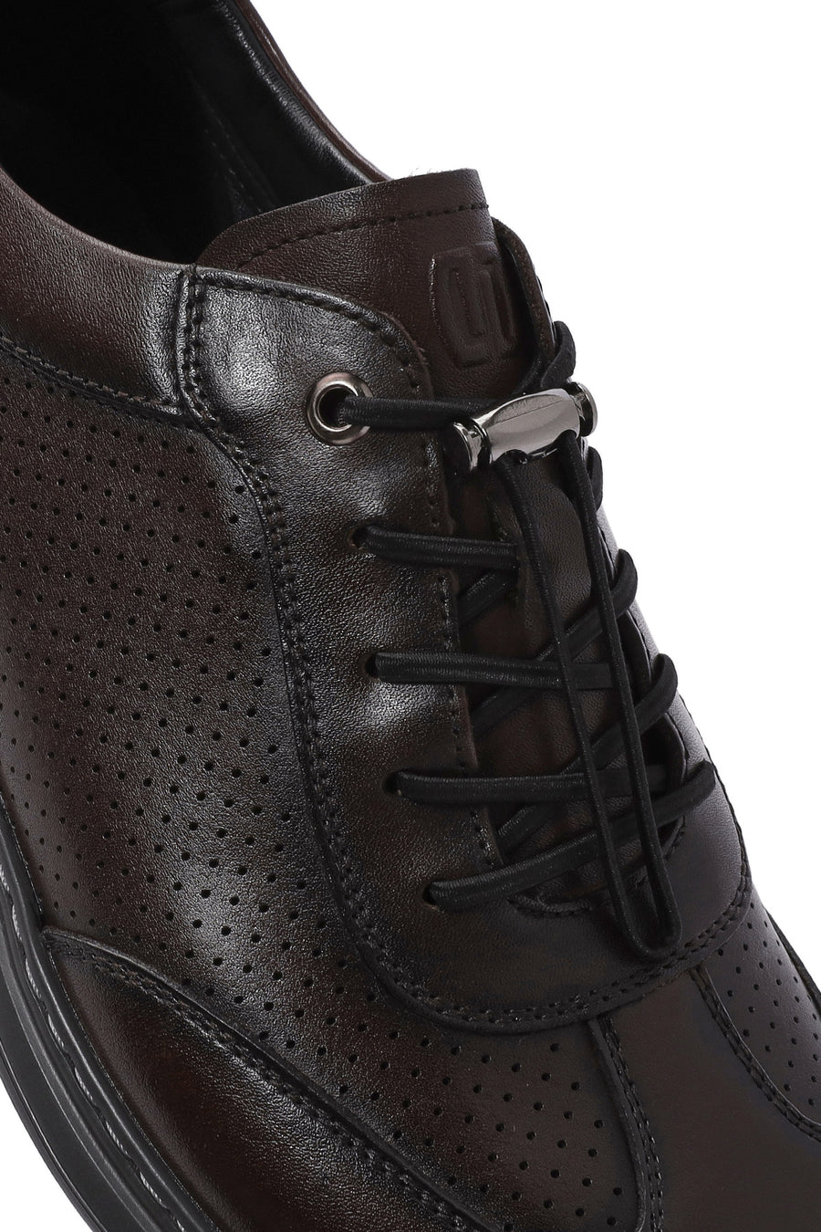 Men's Brown Lace-up Leather Casual Shoes