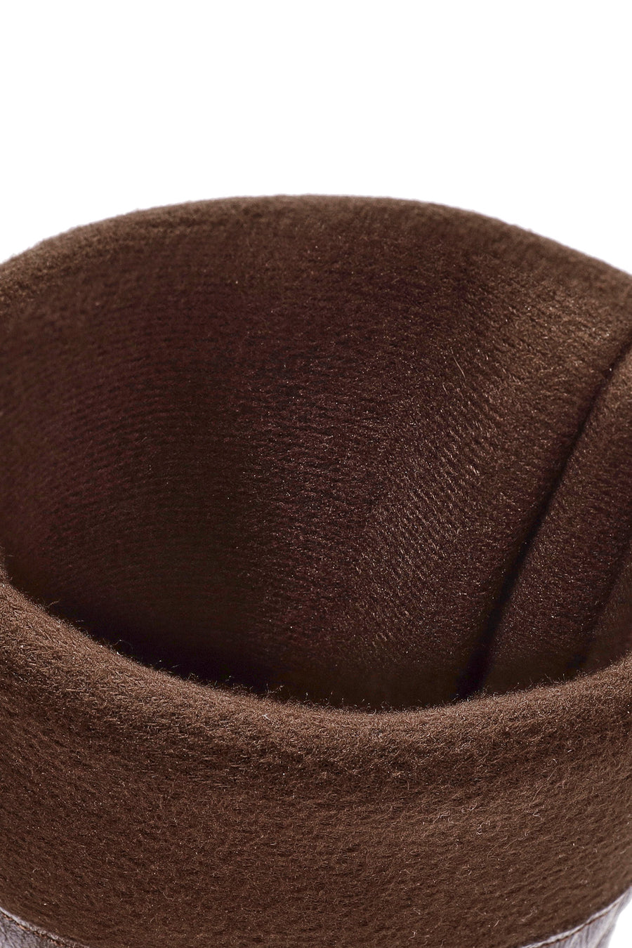 Women's Brown Chunky Heel Suede Leather Boots