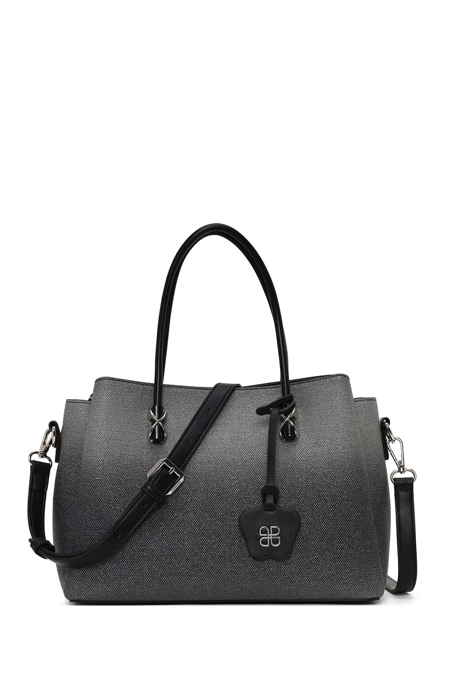 Woman Black Long Strap Printed Shoulder Bag AB150003SB | Derimod
