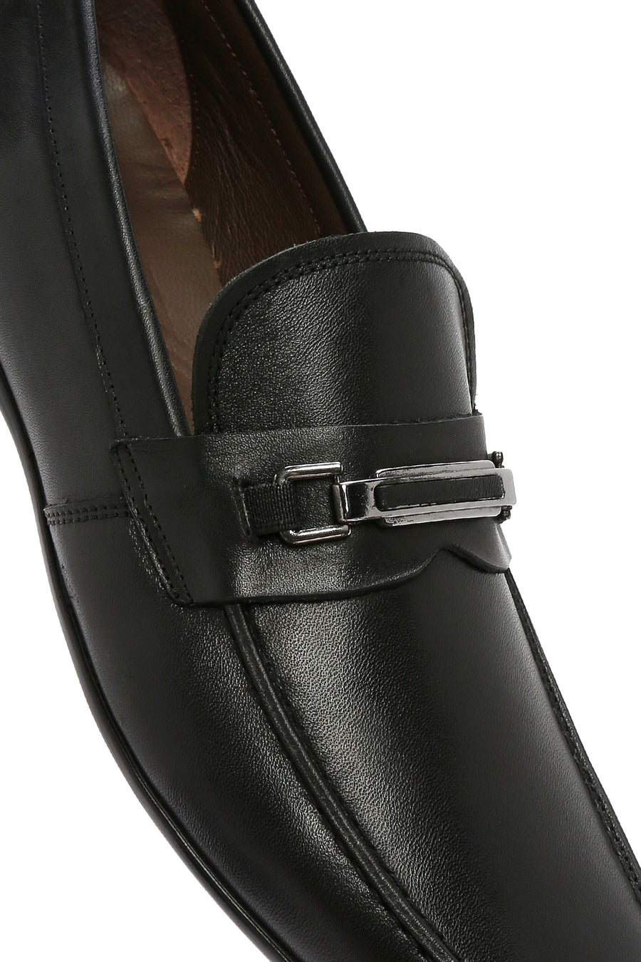 Men's Black Leather Classic Loafer