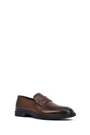 Erkek Kahverengi Deri Klasik Loafer | Derimod