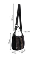 Women's Black Copper Long Strap Shoulder Bag | Derimod