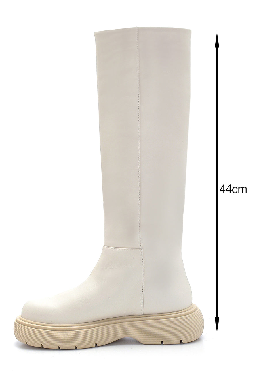 Women's Leather Thick Sole Boots