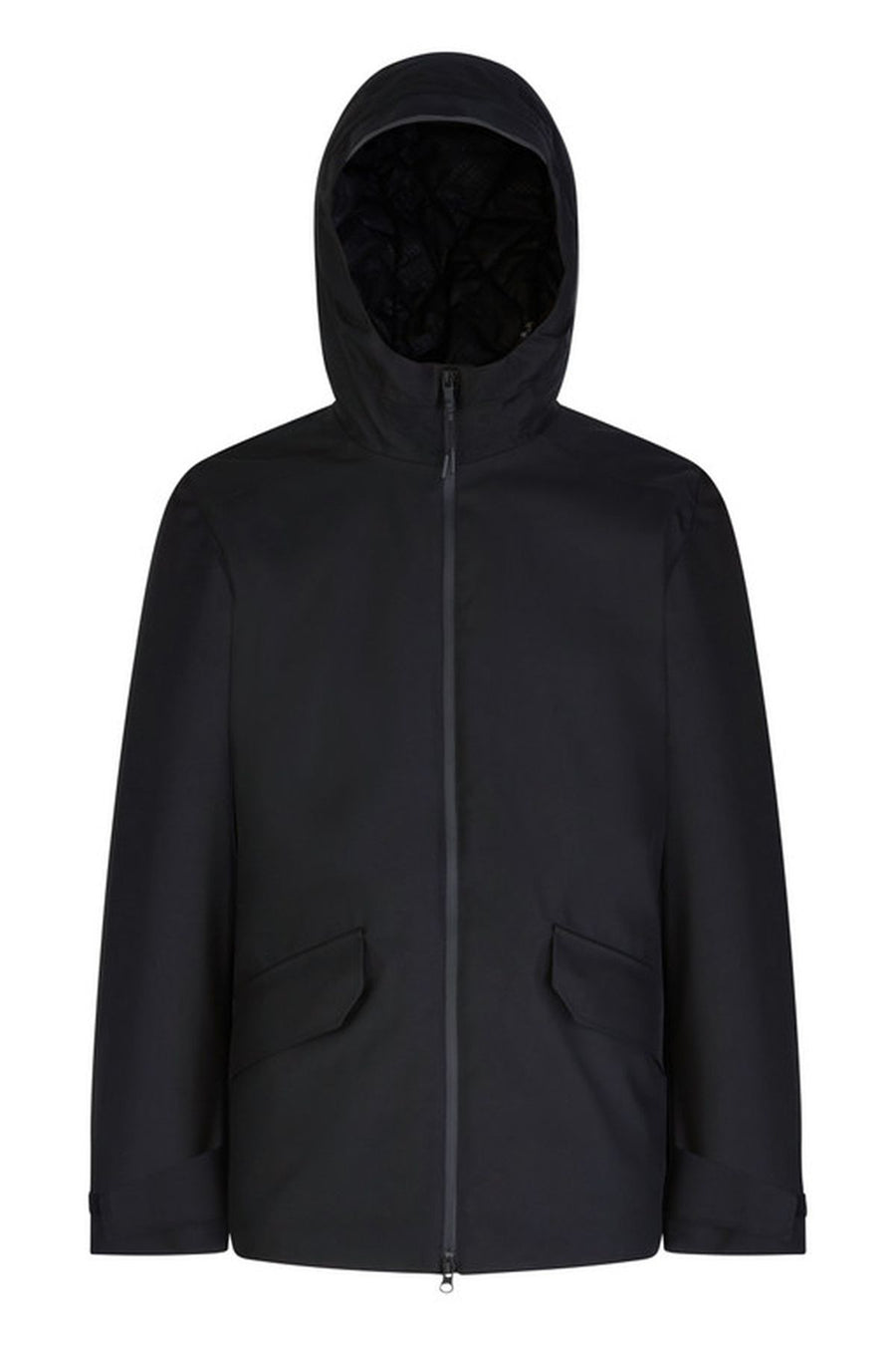Geox Men's Black Clintford Abx Hooded Coat M3621CT3026F9000 | Derimod