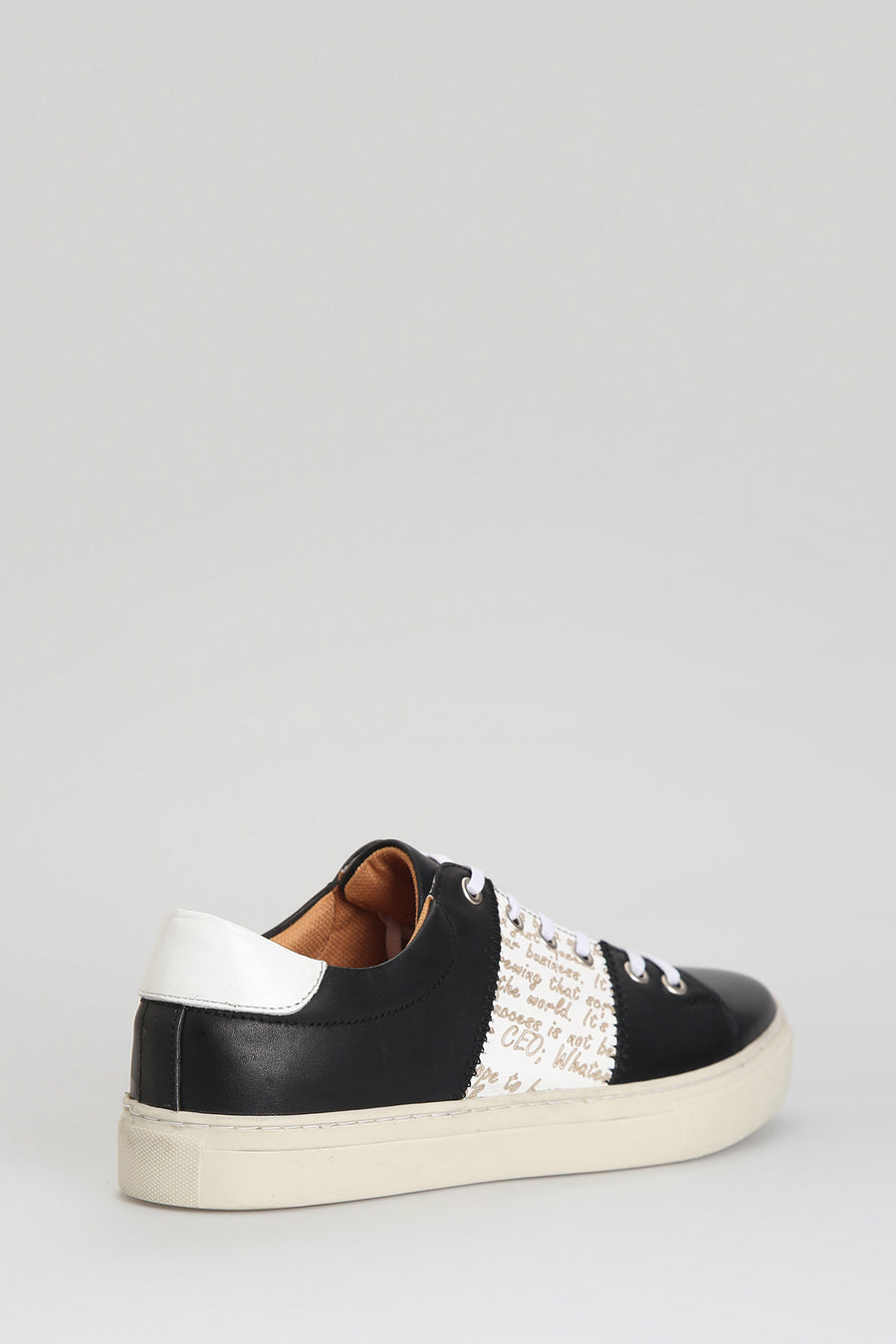 Siyah Erkek Deri Sneaker