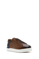 Men's Tan Lace-up Leather Sneaker | Derimod
