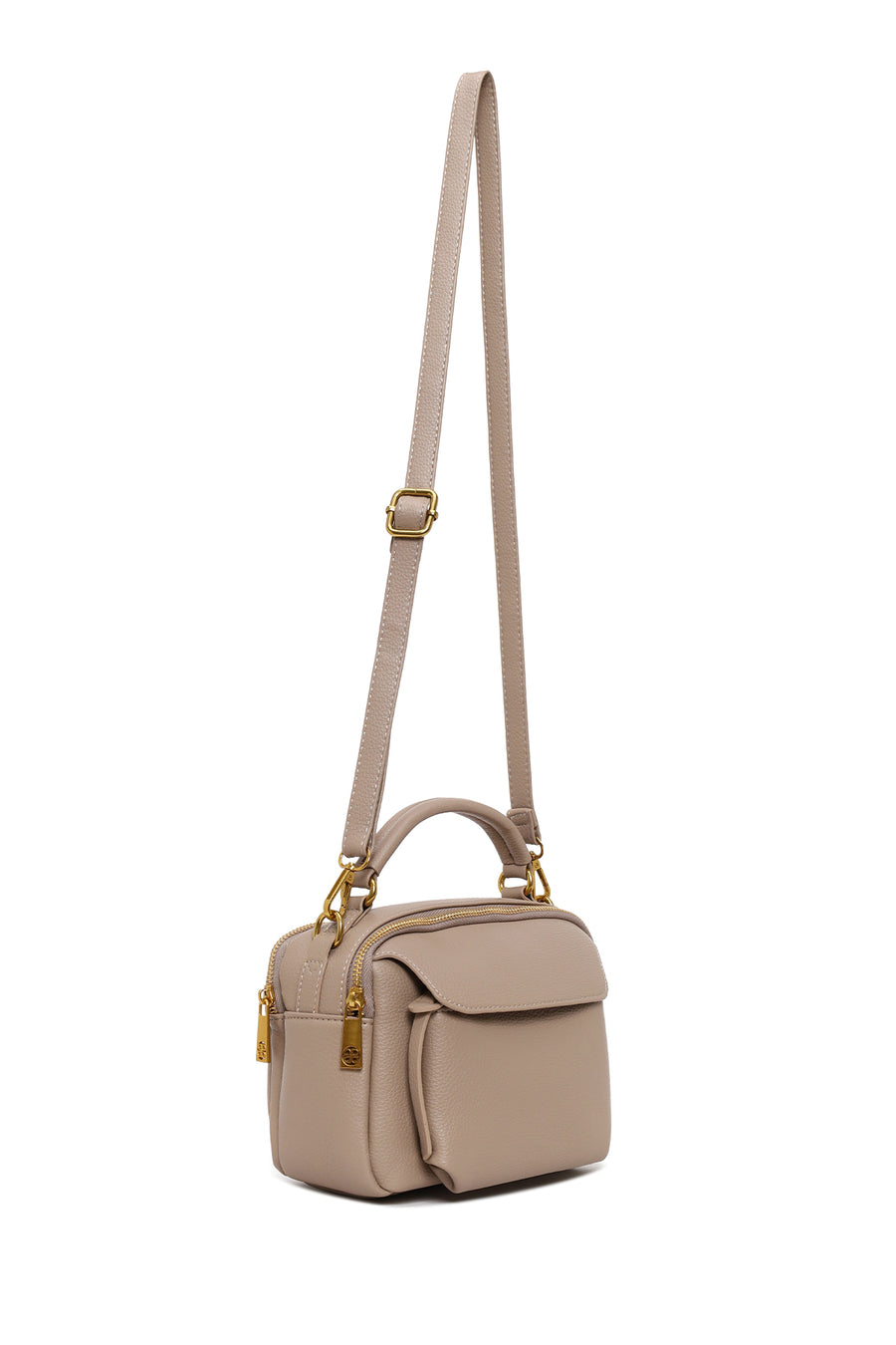 Woman Mink Long-Strap Crossbody Bag