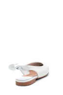 Women's Leather Bow Detailed Ballerinas | Derimod