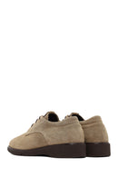 Women's Mink Suede Leather Masculine Shoe | Derimod