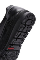 Women's Black Leather Comfort Casual Shoes | Derimod