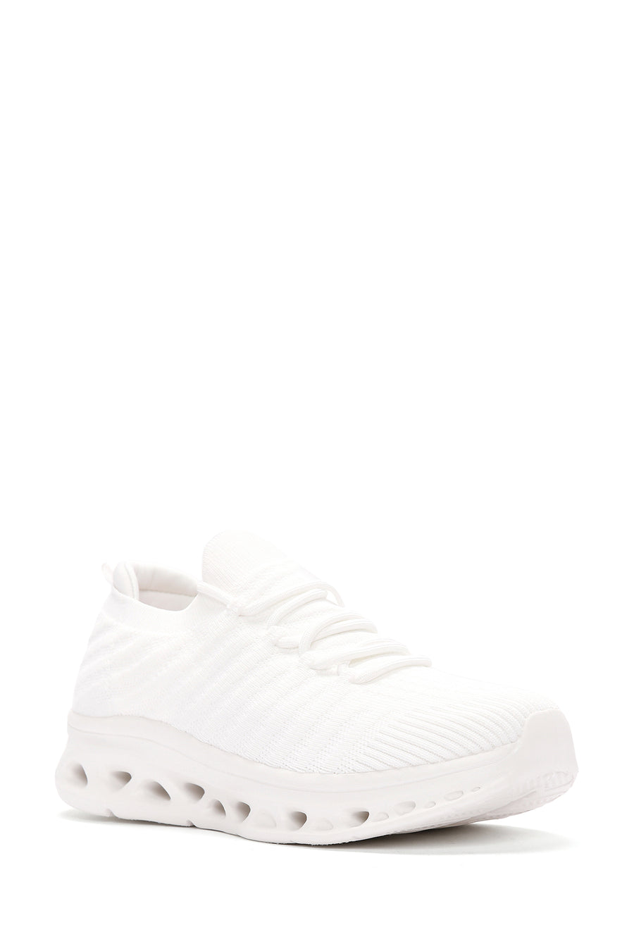 Derimod Zero Women's White Lace-Up Thick Soled Sneaker