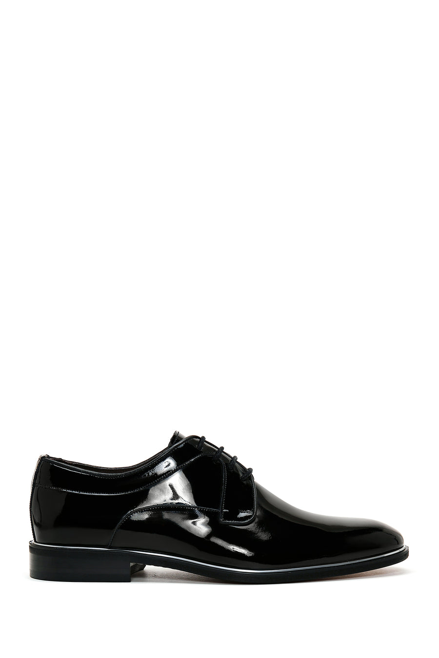 Men's Black Patent Leather Classic Shoes 23SFD652316 | Derimod