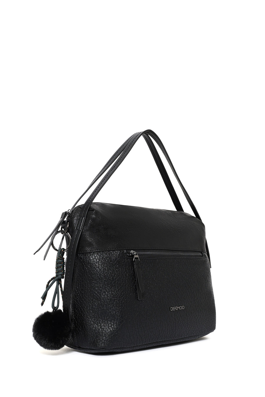 Women's Black Long Strap Shoulder Bag