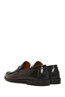 Men's Burgundy Leather Classic Loafer | Derimod