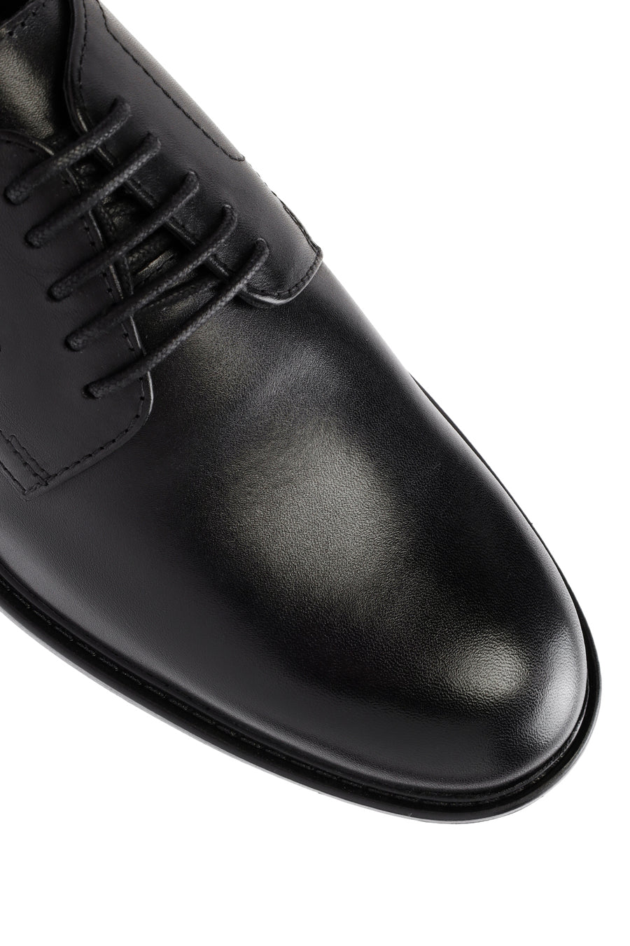 Geox Men's Black Walk Pleasure Lace-up Leather Classic Shoes