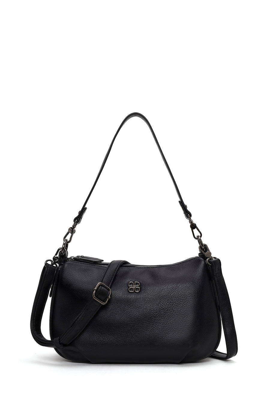 Woman Black Long-Strap Casual Shoulder Bag AB100015SV | Derimod