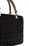 Women's Black Long Strap Printed Shoulder Bag | Derimod