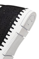 Woman Black Fabric Comfort Shoes | Derimod