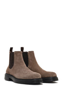 Men's Mink Suede Leather Chelsea Boot | Derimod
