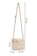 Women's Cream Long Strap Crossbody Bag | Derimod