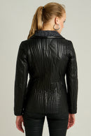 Daniela Women's Leather Jacket | Derimod