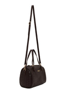 Woman Brown Long-Strap Knitted Shoulder Bag | Derimod
