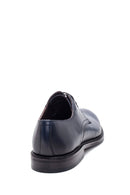 Men's Navy Blue Leather Classic Shoes | Derimod