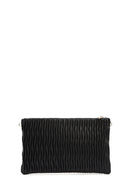 Women's Black Long Chain Strap Printed Clutch Bag | Derimod