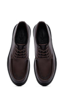 Male Brown Lace-up Leather Casual Shoes | Derimod