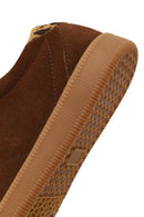 Derimod Studio Women's Brown Lace-up Suede Sneaker | Derimod