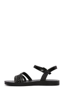 Women's Black Ankle Strap Comfort Sandals | Derimod